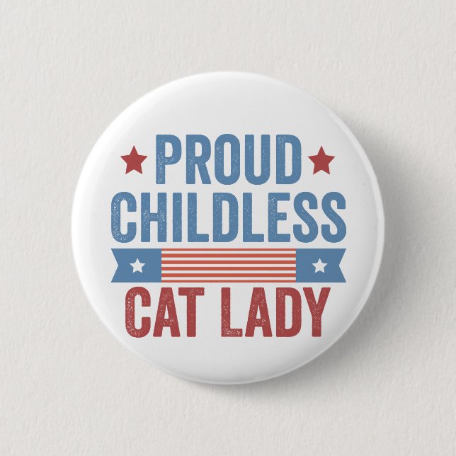 Badge Rond 5 Cm Enfant Chat Lady 2024 (Devant)