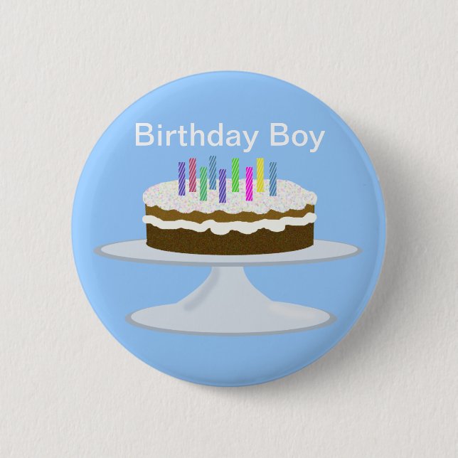 Badge Rond 5 Cm Enfant d'anniversaire (Devant)