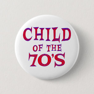 Badge Rond 5 Cm Enfant de les années 70