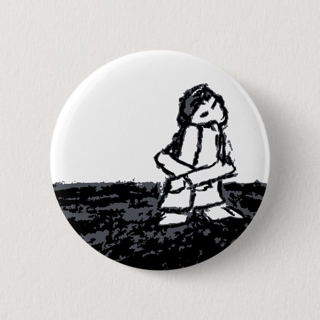 Badge Rond 5 Cm enfant du coin (Devant)