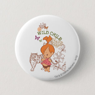 Badge Rond 5 Cm Enfant sauvage de PEBBLES™