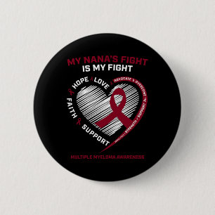Badge Rond 5 Cm Enfants Cancer Du Sang Nana Ma Lutte Myélome Multi