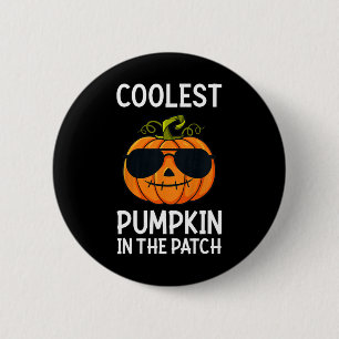 Badge Rond 5 Cm Enfants Enfants Citrouille le plus frais dans le P