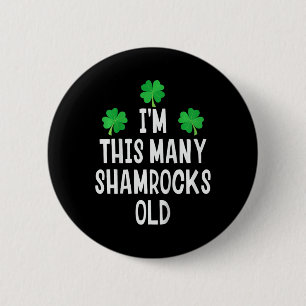 Badge Rond 5 Cm Enfants Enfants St Patricks Day 3e Anniversaire Tr
