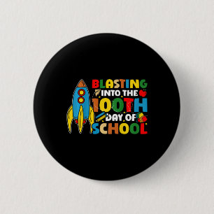Badge Rond 5 Cm Enfants Garçons 100 Jours De Scolarité En 100ème D