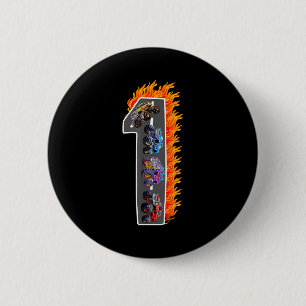 Badge Rond 5 Cm Enfants Garçons Filles Drôles d'Un An