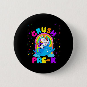 Badge Rond 5 Cm Enfants Je Suis Prêt À Ecraser Pré Maternelle Lico