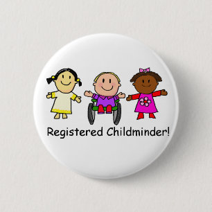 Badge Rond 5 Cm Enfants mineurs inscrits