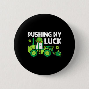 Badge Rond 5 Cm Enfants qui poussent ma chance Camion de chantier
