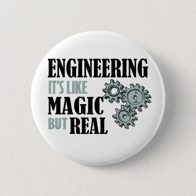 Badge Rond 5 Cm Engineering (Devant)