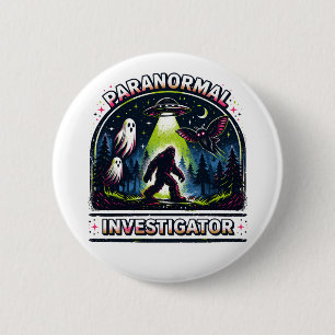Badge Rond 5 Cm Enquêteur paranormal