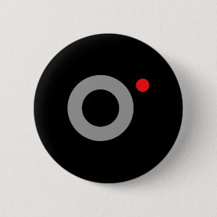 Badge Rond 5 Cm Enregistrement vidéo secret Funny Secret Agent Hal