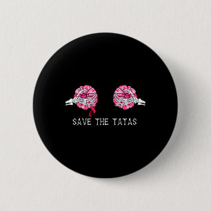 Badge Rond 5 Cm Enregistrer la sensibilisation au cancer du sein d