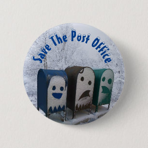 Badge Rond 5 Cm Enregistrer Le Poste