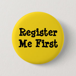 Badge Rond 5 Cm Enregistrez-moi d'abord : Bouton de solidarité