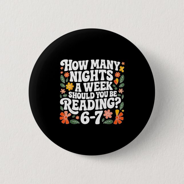 Badge Rond 5 Cm Enseignant 67 Combien de Soirées Par Semaine Devri (Devant)