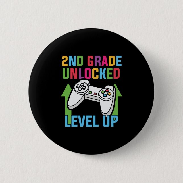 Badge Rond 5 Cm Enseignant de 2e année 2e année (Devant)