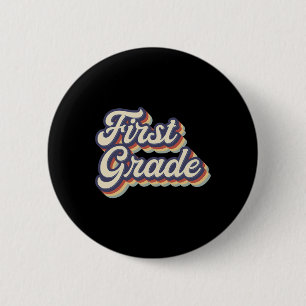 Badge Rond 5 Cm Enseignant de niveau rétro vintage Équipe d'enseig