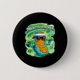 Badge Rond 5 Cm Enseignant en biologie cellulaire de la science Mi