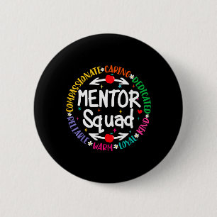 Badge Rond 5 Cm Enseignant Mentor Inspirer Influencer Coach Retour