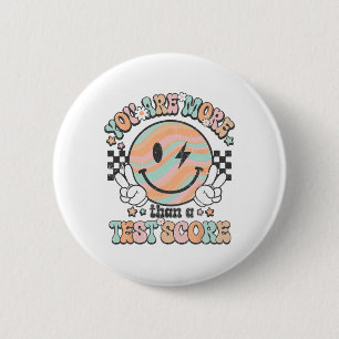Badge Rond 5 Cm Enseignant Super Smile Vous Êtes Plus Qu'Un Test S