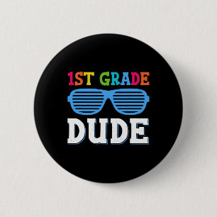 Badge Rond 5 Cm Enseignants de 1ère année Étudiants de 1re année R