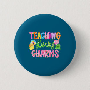 Badge Rond 5 Cm Enseignement drôle professeur chanceux groovy st p