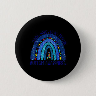 Badge Rond 5 Cm Enseigner L'Amour De L'Espoir Inspirer Professeur