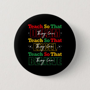 Badge Rond 5 Cm Enseigner pour qu'ils puissent rêver Excel Enseign