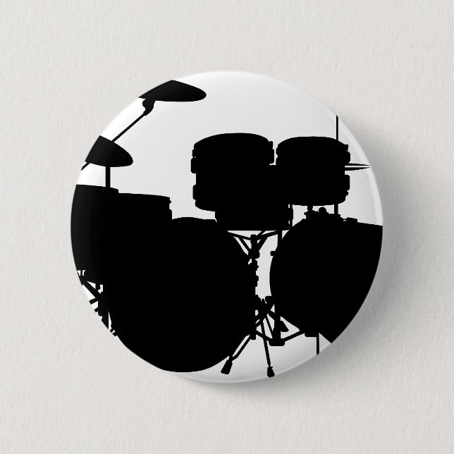 Badge Rond 5 Cm Ensemble à tambour (Devant)