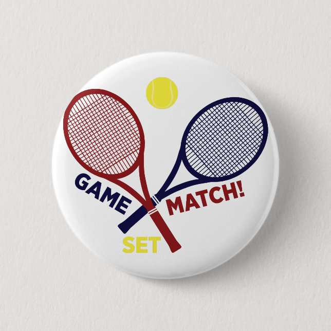 Badge Rond 5 Cm Ensemble de match de jeu (Devant)