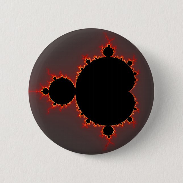 Badge Rond 5 Cm Ensemble Mandelbrot original - Fractal (Devant)