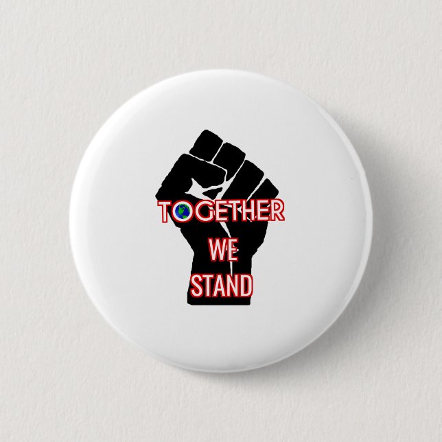 Badge Rond 5 Cm Ensemble, Nous Sommes (Devant)