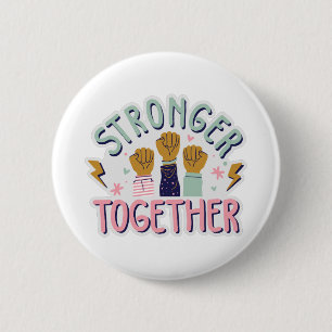 Badge Rond 5 Cm Ensemble plus fort