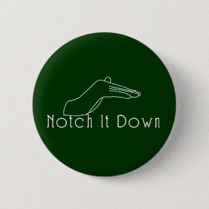 Badge Rond 5 Cm Entaillez-le vers le bas