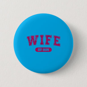 Badge Rond 5 Cm Enterrement de vie de garçon Mariage Femme et mari
