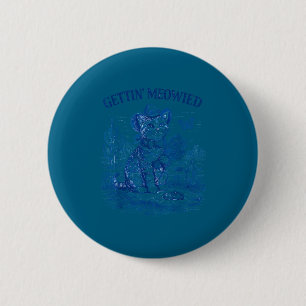 Badge Rond 5 Cm enterrement de vie de jeune fille cow-boy vachette