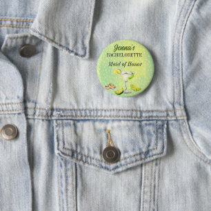 Badge Rond 5 Cm Enterrement de vie de jeune fille Margs et Mariage