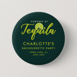 Badge Rond 5 Cm Enterrement de Vie de Jeune Fille Propulsé par Teq