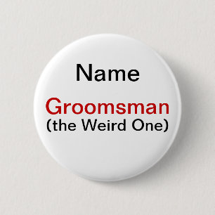 Badge Rond 5 Cm Enterrement de vie de jeune garçon de Groomsman