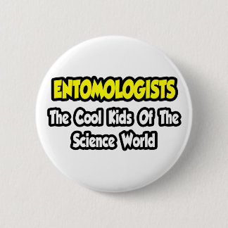 Badge Rond 5 Cm Entomologues... Monde des enfants cool de la scien