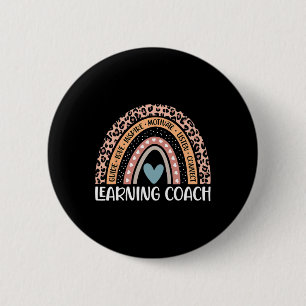 Badge Rond 5 Cm Entraîneur D'Apprentissage 100e Jour D'École Ensei