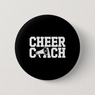 Badge Rond 5 Cm Entraîneur de Cheerleader Chef de Groupe Mentor de
