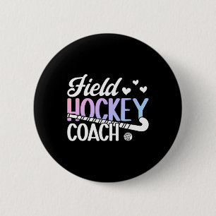 Badge Rond 5 Cm Entraîneur de hockey sur gazon Appreciation Entraî