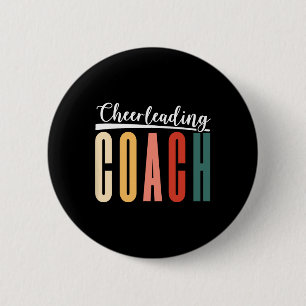 Badge Rond 5 Cm Entraîneur de pom-pom girls _13 