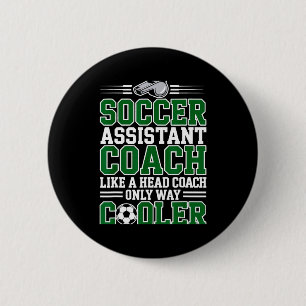 Badge Rond 5 Cm Entraîneur instantané de football comme un entraîn