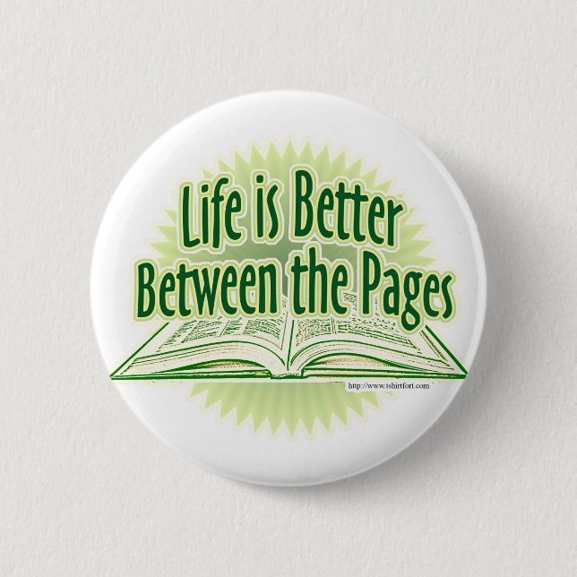 Badge Rond 5 Cm Entre les pages Style vert (Devant)