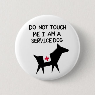 Badge Rond 5 Cm Entretenez le chien