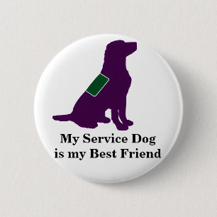 Badge Rond 5 Cm Entretenez le chien