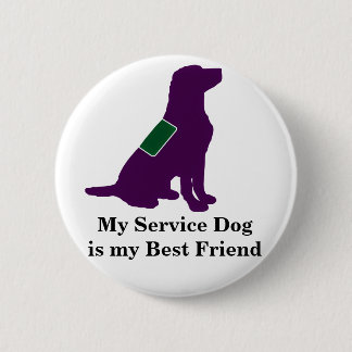 Badge Rond 5 Cm Entretenez le chien